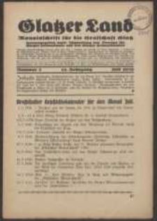 Glatzer Land, 1932, nr 7