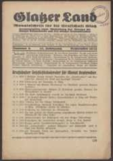 Glatzer Land, 1932, nr 9