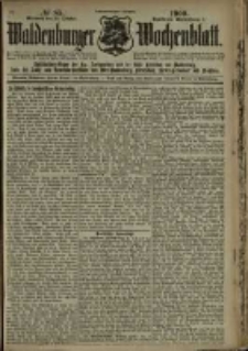 Waldenburger Wochenblatt, Jg. 46, 1900, nr 85
