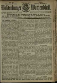 Waldenburger Wochenblatt, Jg. 46, 1900, nr 87