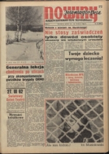 Nowiny Jeleniogórskie : magazyn ilustrowany ziemi jeleniogórskiej, R. 5, 1962, nr 12 (208)