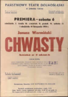 Chwasty - afisz premierowy [Dokument życia społecznego]