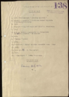 Autobus teatralny - program [Dokument życia społecznego]