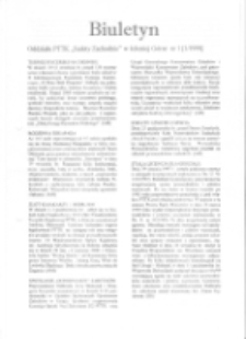 Biuletyn Oddziału PTTK "Sudety Zachodnie" w Jeleniej G&oacute;rze, 1999, nr 1 [Dokument elektroniczny]