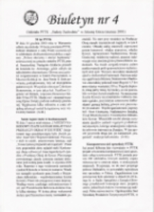 Biuletyn Oddziału PTTK "Sudety Zachodnie" w Jeleniej G&oacute;rze, 2001, nr 4 [Dokument elektroniczny]
