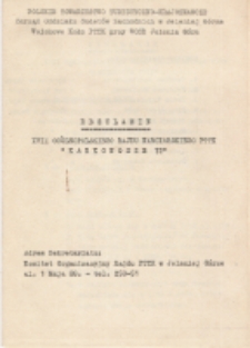 Regulamin XVII Ogólnopolskiego Rajdu Narciarskiego PTTK "Karkonosze 72" [Dokument życia społeczmego]