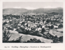 Hirschberg i. Riesengebirge v. Kaiserturm m. Schneekoppenblick [Dokument ikonograficzny]