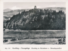 Hirschberg i. Riesengebirge. Hausberg m. Kaiserturm u. Schneekoppenblick [Dokument ikonograficzny]