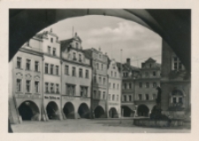 Hirschberg i. Rsgb. Markt mit Gabeljürgen [Dokument ikonograficzny]