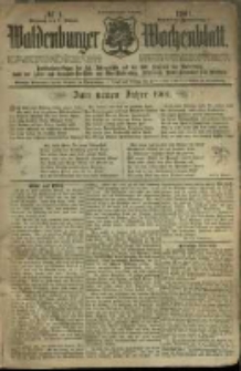 Waldenburger Wochenblatt, Jg. 47, 1901, nr 1