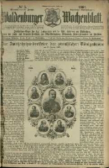 Waldenburger Wochenblatt, Jg. 47, 1901, nr 5