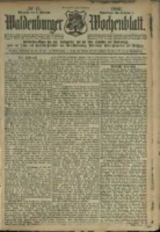 Waldenburger Wochenblatt, Jg. 47, 1901, nr 11
