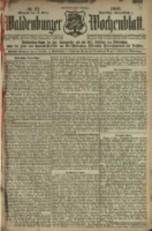 Waldenburger Wochenblatt, Jg. 47, 1901, nr 21