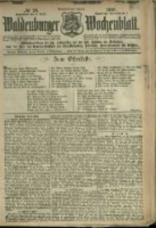 Waldenburger Wochenblatt, Jg. 47, 1901, nr 28