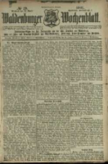 Waldenburger Wochenblatt, Jg. 47, 1901, nr 29