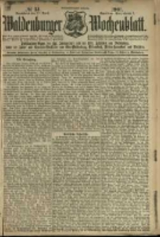 Waldenburger Wochenblatt, Jg. 47, 1901, nr 34
