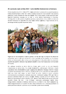 34. wycieczka rajdu na Raty 2015 – Leśna Szkółka Kontenerowa w Kostrzycy [Dokument elektroniczny]