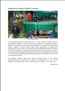 Spotkanie Koła Gospodyń Wiejskich w Bukowcu [Dokument elektroniczny]