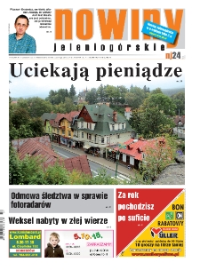 Nowiny Jeleniogórskie : tygodnik społeczny, R.55!, 2013, nr 37 (2829) [Dokument elektroniczny]