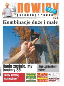 Nowiny Jeleniogórskie : tygodnik społeczny, R.55!, 2013, nr 43 (2835) [Dokument elektroniczny]