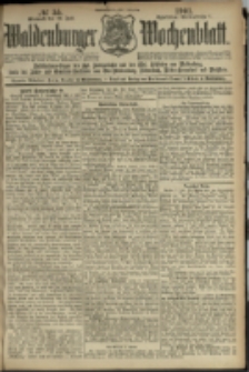 Waldenburger Wochenblatt, Jg. 47, 1901, nr 55
