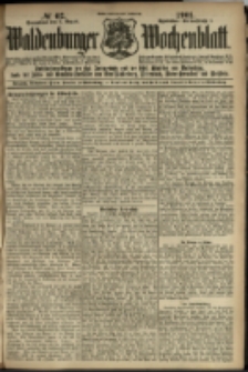 Waldenburger Wochenblatt, Jg. 47, 1901, nr 62
