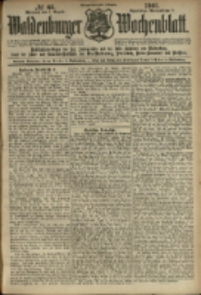 Waldenburger Wochenblatt, Jg. 47, 1901, nr 63