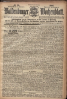 Waldenburger Wochenblatt, Jg. 47, 1901, nr 74