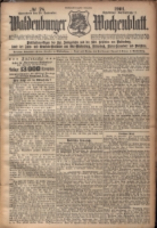Waldenburger Wochenblatt, Jg. 47, 1901, nr 78