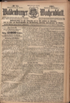 Waldenburger Wochenblatt, Jg. 47, 1901, nr 84