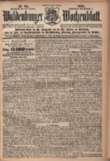 Waldenburger Wochenblatt, Jg. 47, 1901, nr 86