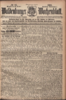 Waldenburger Wochenblatt, Jg. 47, 1901, nr 87