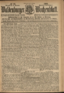 Waldenburger Wochenblatt, Jg. 47, 1901, nr 91