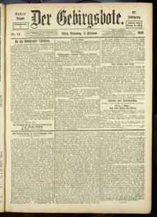 Der Gebirgsbote, 1916, nr 14 [8.02]