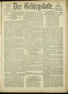 Der Gebirgsbote, 1916, nr 30 [16.03]