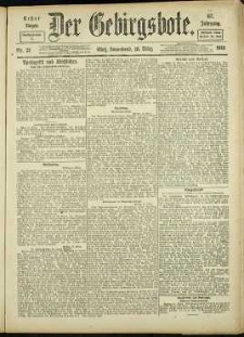 Der Gebirgsbote, 1916, nr 31 [18.03]