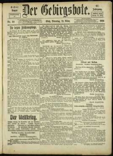 Der Gebirgsbote, 1916, nr 32 [21.03]