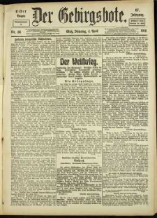 Der Gebirgsbote, 1916, nr 38 [4.04]