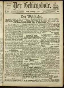 Der Gebirgsbote, 1916, nr 48 [2.05]