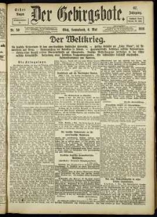 Der Gebirgsbote, 1916, nr 50 [6.05]