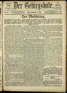 Der Gebirgsbote, 1916, nr 51 [9.05]