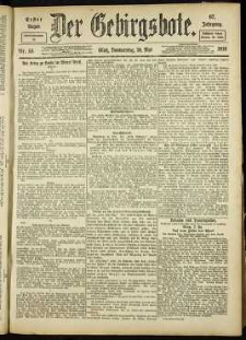 Der Gebirgsbote, 1916, nr 55 [18.05]