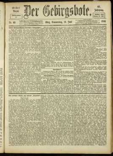 Der Gebirgsbote, 1916, nr 65 [15.06]