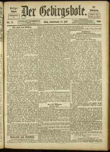 Der Gebirgsbote, 1916, nr 77 [15.07]