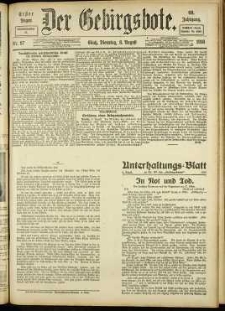 Der Gebirgsbote, 1916, nr 87 [8.08]
