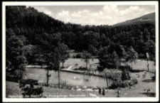 Badeanstalt des Gasthof zum Riesengebirge, Krummh&uuml;bel i. Rsgb.[Dokument ikonograficzny]