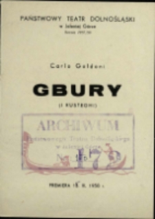 Gbury - program [Dokument życia społecznego]