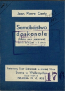Samobójstwo doskonałe (Affaire vous concernant) - program [Dokument życia społecznego]