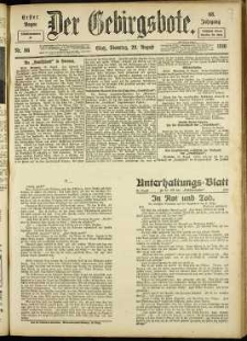 Der Gebirgsbote, 1916, nr 96 [29.08]