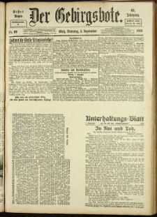 Der Gebirgsbote, 1916, nr 99 [5.09]